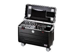 PARAT Case i16 - Multimedia cart - Black - Acrylonitrile butadiene styrene (ABS) - Aluminum - Foam - Tablet - 24.6 cm (9.7") - 4 wheel(s)